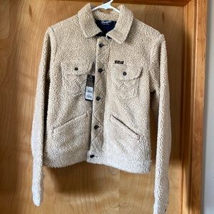 NWT Retro Wrangler Sherpa Jacket, size small